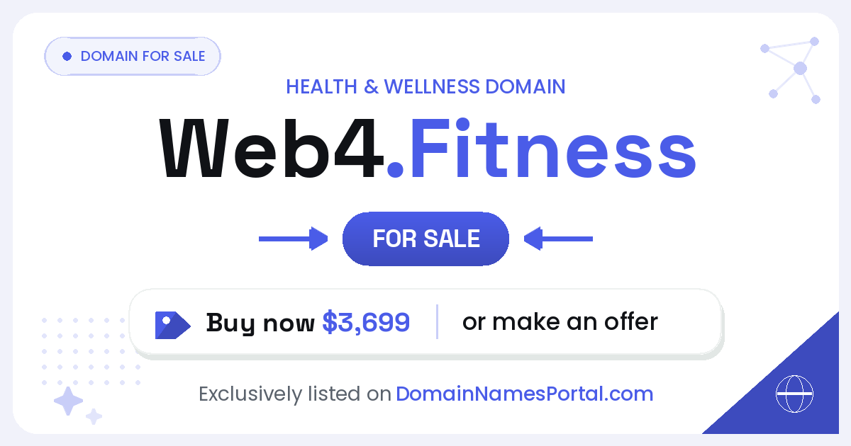 Web4.Fitness share card