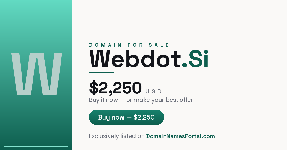 webdot.si share card