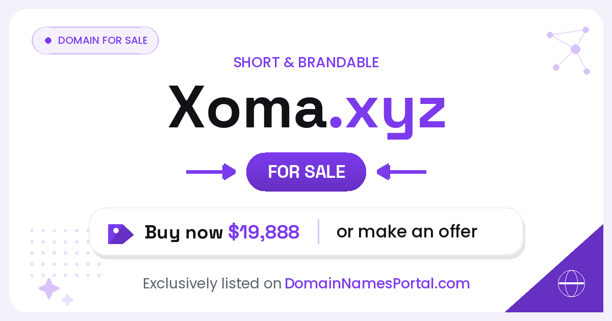 xoma.xyz share card