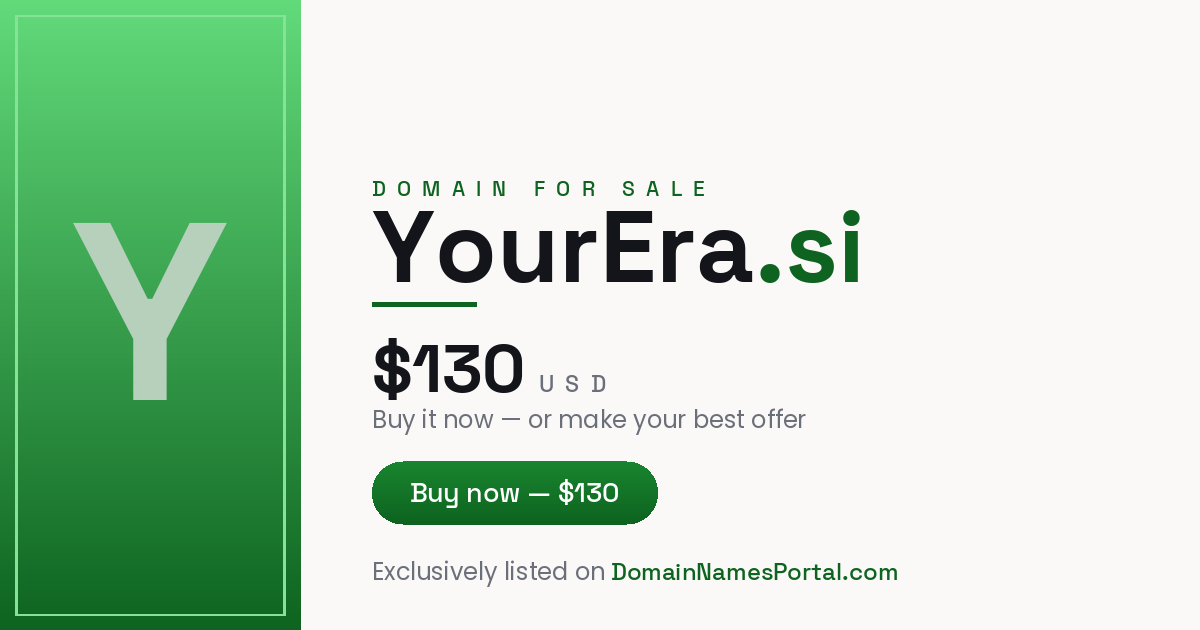 YourEra.si share card